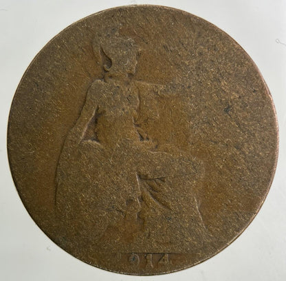 1914 George V Half-Penny Coin | Collectable Grade