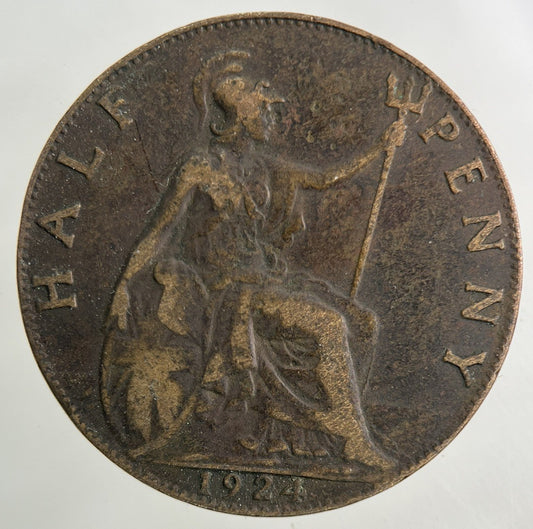 1924 George V Half-Penny Coin | Collectable Grade