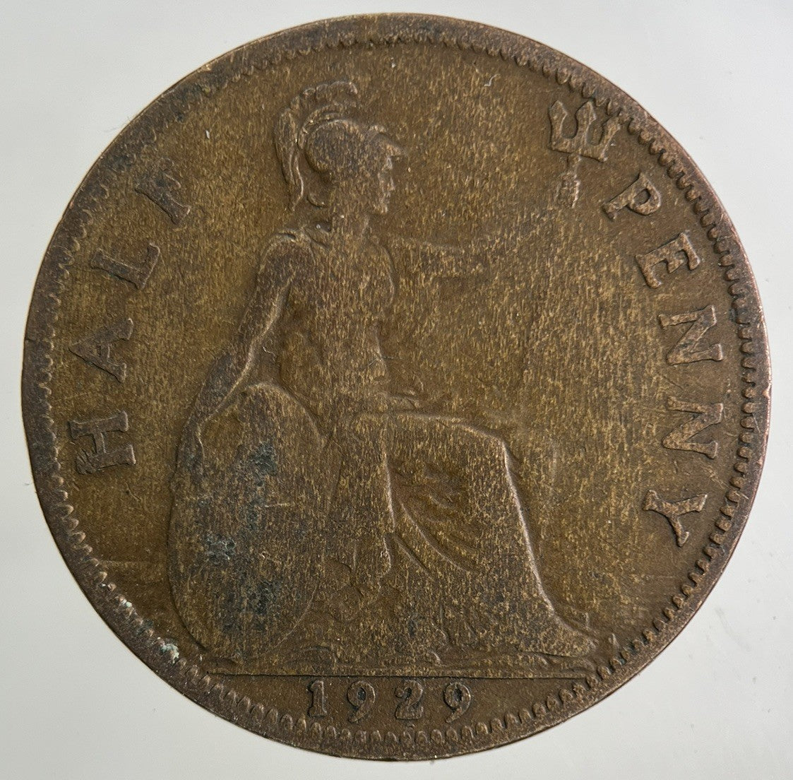 1929 George V Half-Penny Coin | Collectable Grade