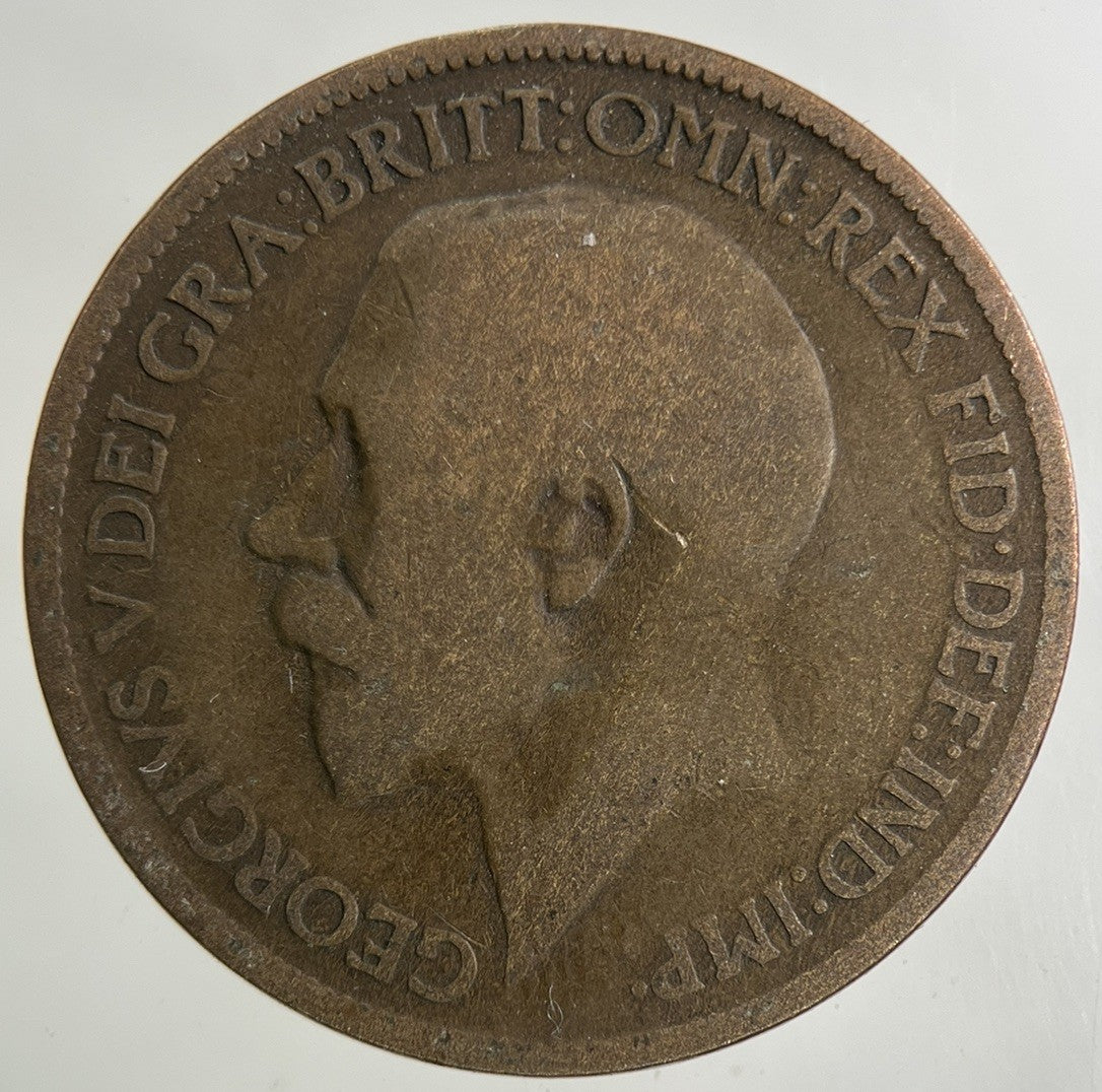 1919 George V Half-Penny Coin | Collectable Grade