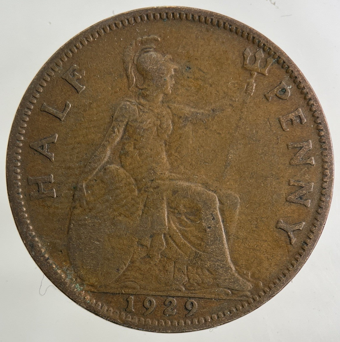 1929 George V Half-Penny Coin | Collectable Grade