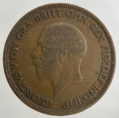 1929 George V Half-Penny Coin | Collectable Grade
