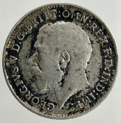 1916 George V Threepence Silver Coin | Fine Collectable Grade