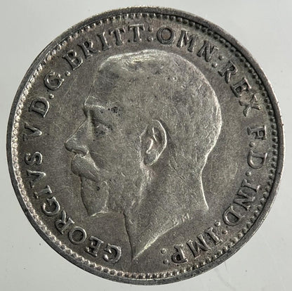 1918 George V Threepence Silver Coin | Fine Collectable Grade