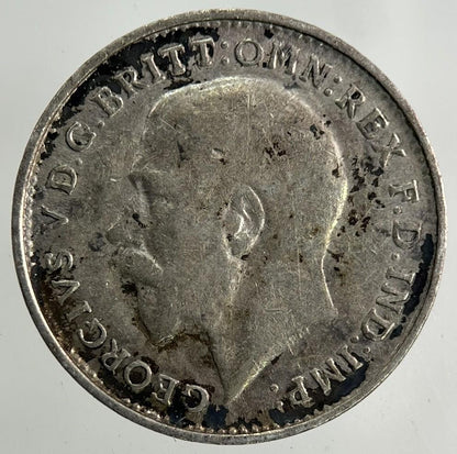 1918 George V Threepence Silver Coin | Fine Collectable Grade