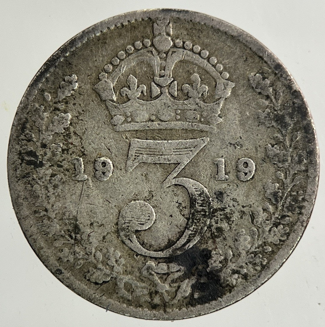 1919 George V Threepence Silver Coin | Collectable Grade