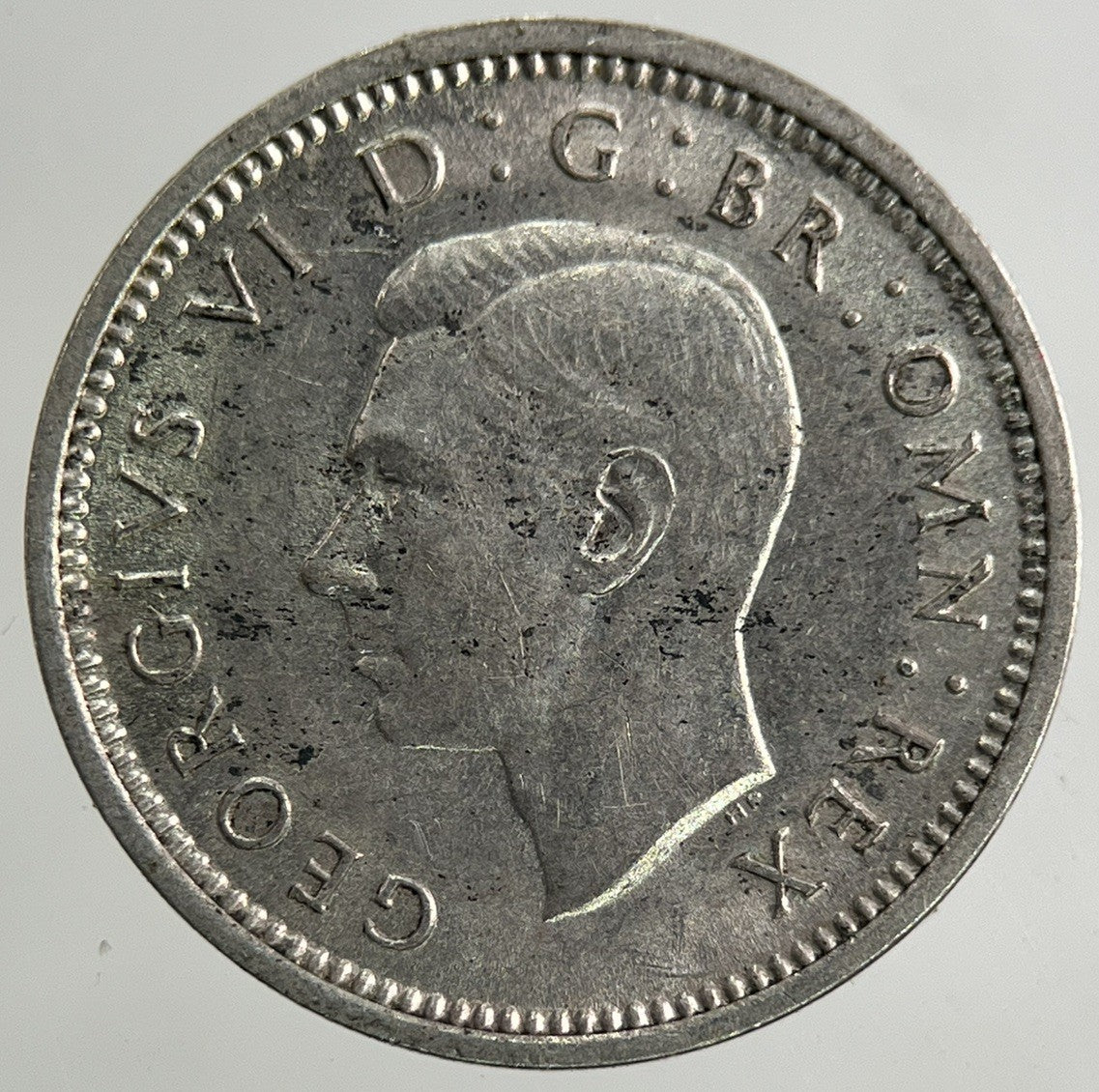 1937 George VI Threepence Silver Coin | Fine Collectable Grade