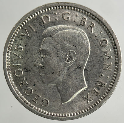 1937 George VI Threepence Silver Coin | Fine Collectable Grade