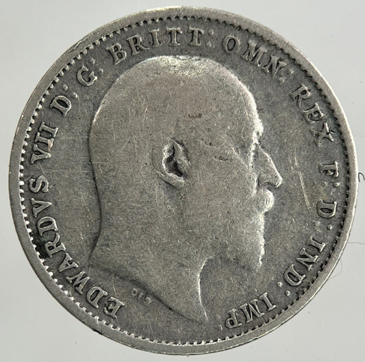1907 Edward VII Threepence Silver Coin | Collectable Grade