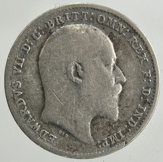 1902 Edward VII Threepence Silver Coin | Collectable Grade