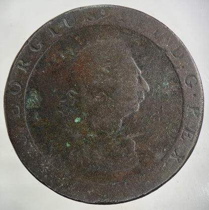 1797 George III 3rd Cartwheel One Penny Coin | Collectable Grade