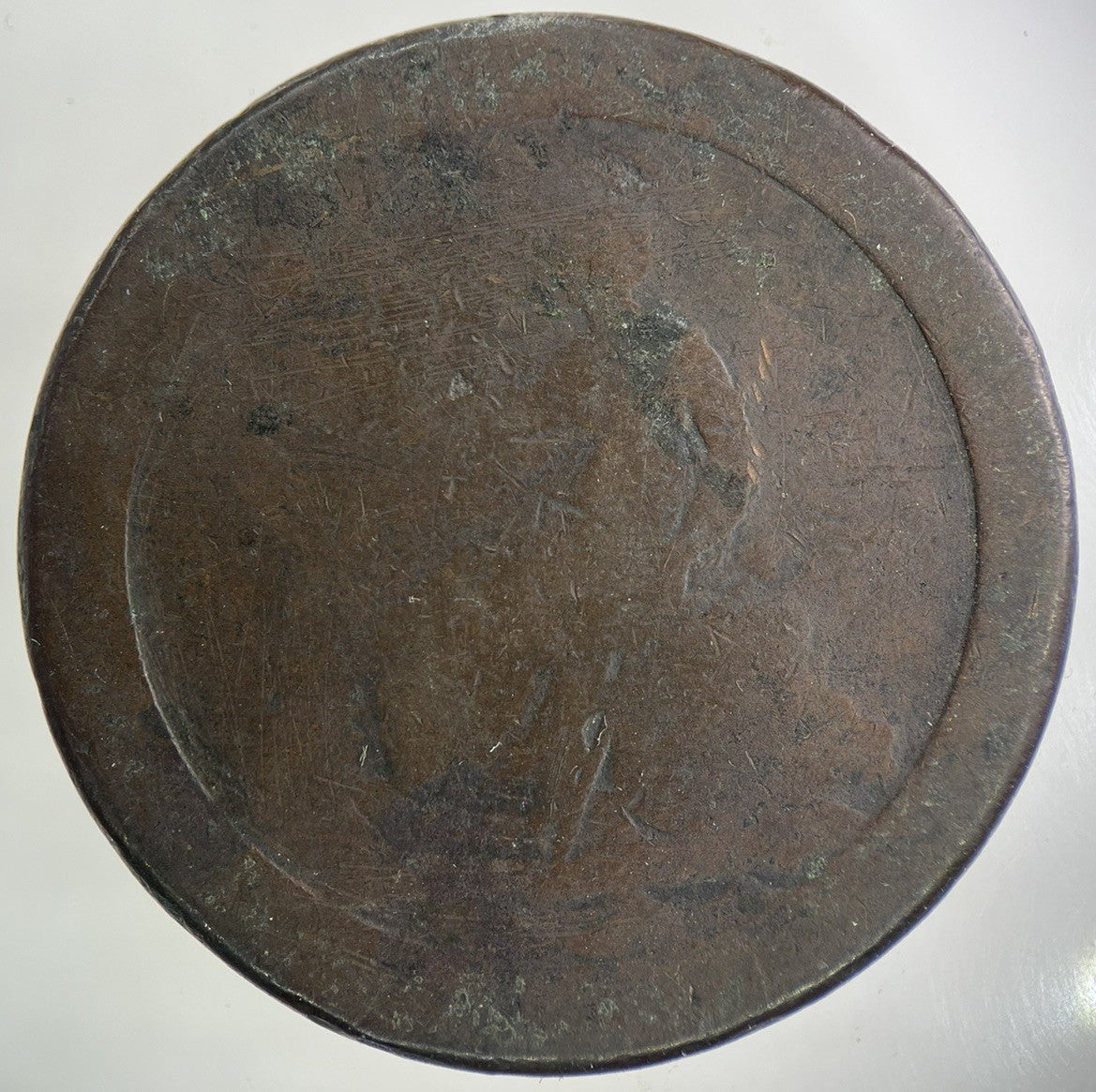 1797 George III 3rd Cartwheel One Penny Coin | Worn Grade