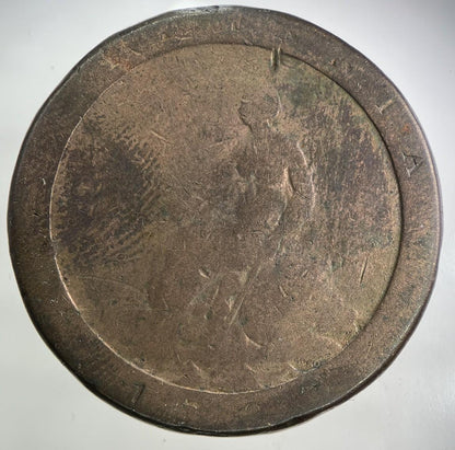 1797 George III 3rd Cartwheel One Penny Coin | Worn Grade