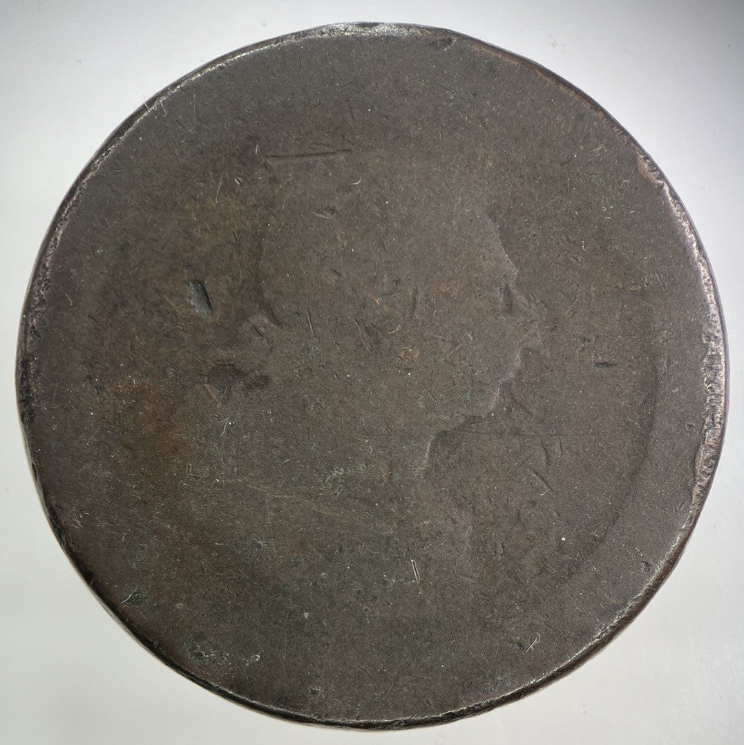 1797 George III 3rd Cartwheel One Penny Coin | Worn Grade