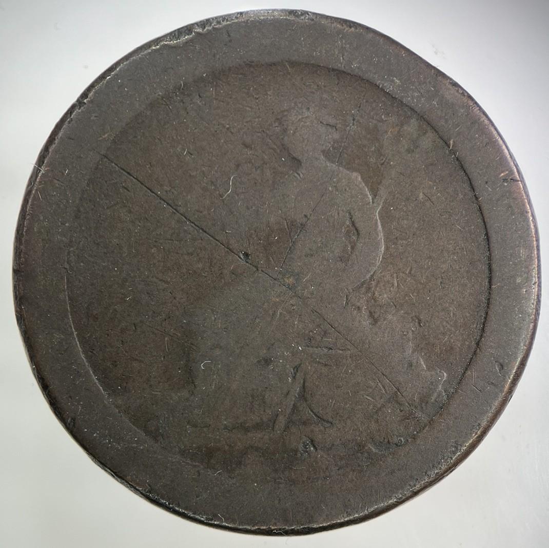 1797 George III 3rd Cartwheel One Penny Coin | Worn Grade