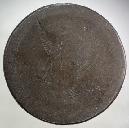 1797 George III 3rd Cartwheel One Penny Coin | Worn Grade