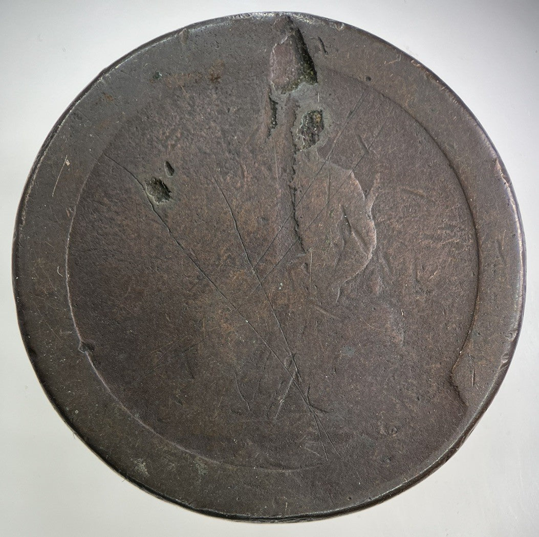 1797 George III 3rd Cartwheel One Penny Coin | Worn Grade