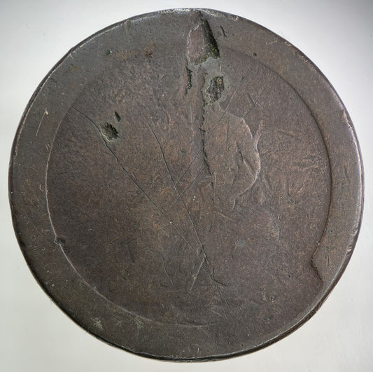 1797 George III 3rd Cartwheel One Penny Coin | Worn Grade