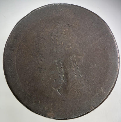 1797 George III 3rd Cartwheel One Penny Coin | Worn Grade