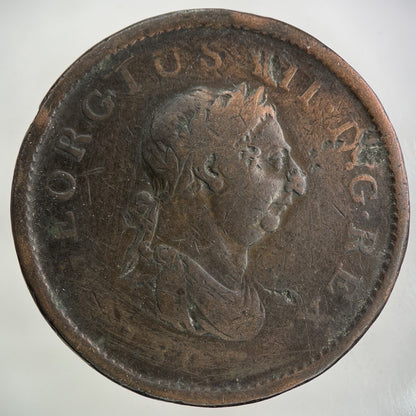 1807 George III 3rd One Penny Coin | Collectable Grade