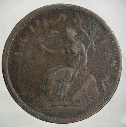 1807 George III 3rd One Penny Coin | Collectable Grade