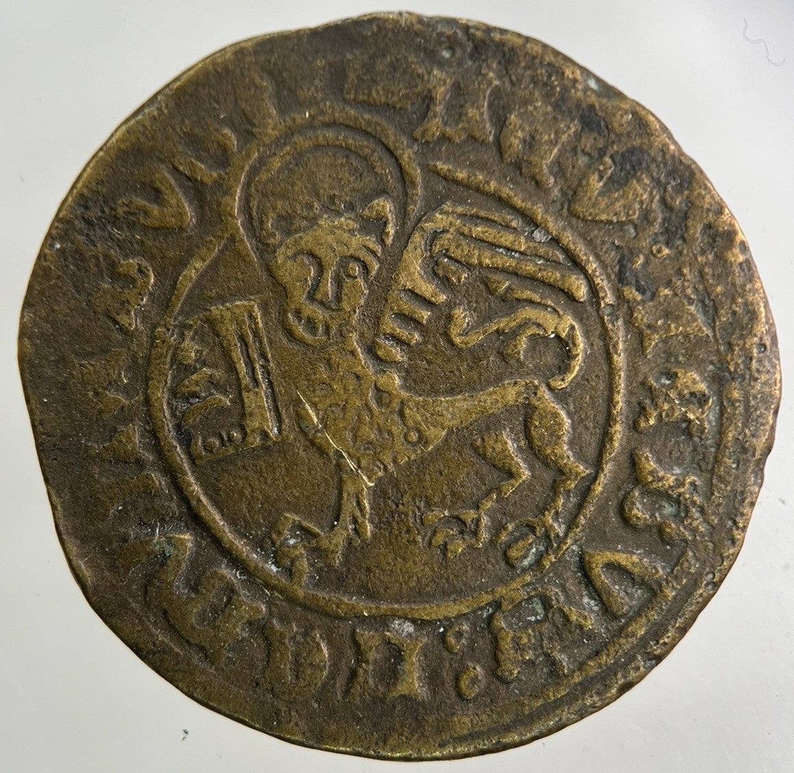 Germany Nuremberg Venice St Johns Lion Jeton Token Coin | Fine Collectable Grade