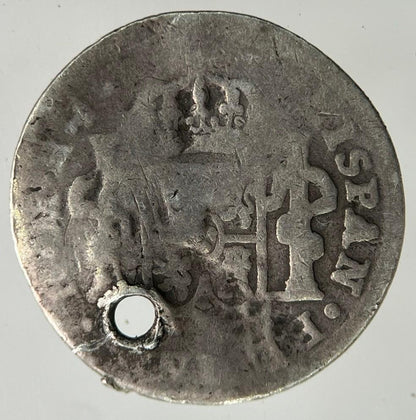 1815 Spain Mexico Half Real Silver Coin | Collectable Grade