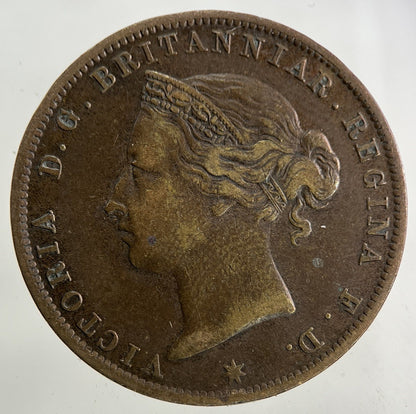 1894 Jersey 1/24 One Twenty Fourth Of A Shilling Coin | Fine Collectable Grade