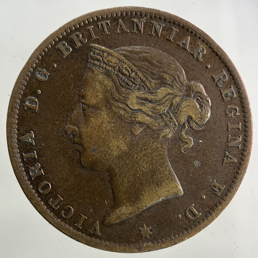 1894 Jersey 1/24 One Twenty Fourth Of A Shilling Coin | Fine Collectable Grade