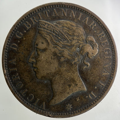 1877 Jersey 1/12 One Twelfth Of A Shilling Coin | Fine Collectable Grade