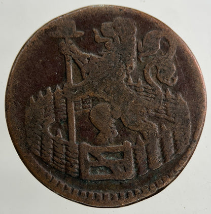 1739 Netherlands 1 Duit Coin | Fine Collectable Grade