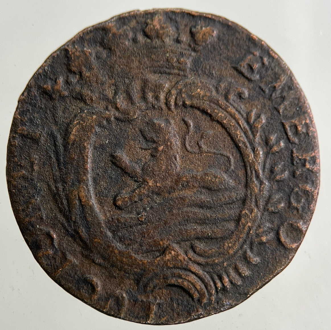 1768 Netherlands 1 Duit Coin | Fine Collectable Grade