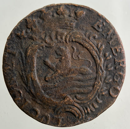 1768 Netherlands 1 Duit Coin | Fine Collectable Grade