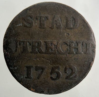 1752 Netherlands 1 Duit Coin | Collectable Grade