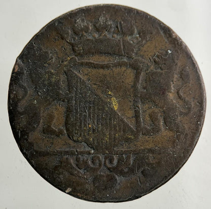 1752 Netherlands 1 Duit Coin | Collectable Grade