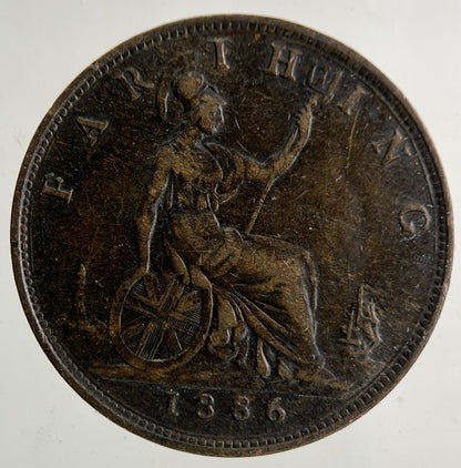 1886 Victoria Farthing Coin | Fine Collectable Grade