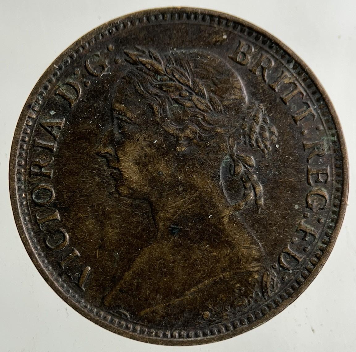 1886 Victoria Farthing Coin | Fine Collectable Grade