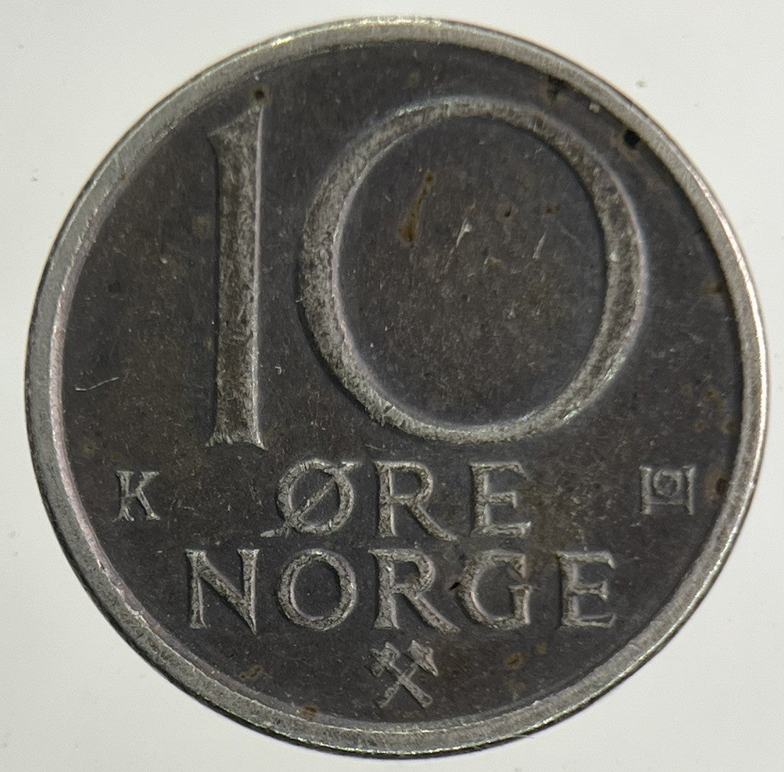 1991 Norway 10 Ore Coin | Fine Collectable Grade