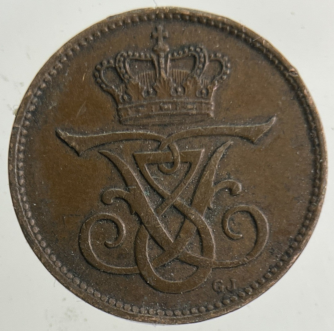 1907 Denmark 1 Ore Coin | Very High Grade