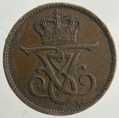 1907 Denmark 1 Ore Coin | Very High Grade