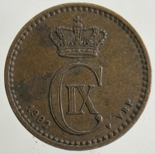 1902 Denmark 1 Ore Coin | Very High Grade