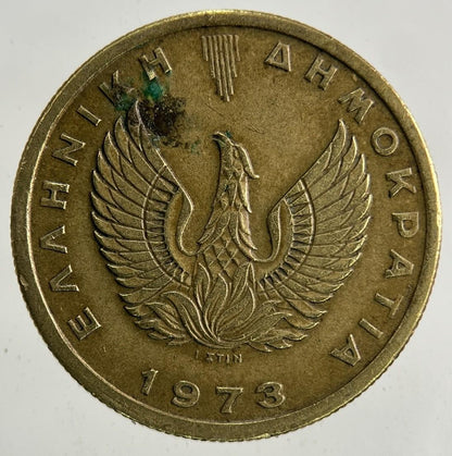 1973 Greece 1 Drachmai Coin | Very High Grade