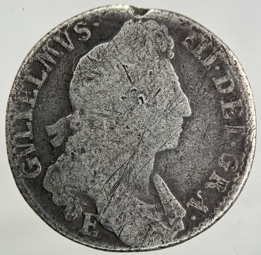 1696-E Exeter Mint William III 3rd Shilling Silver Coin | Collectable Grade