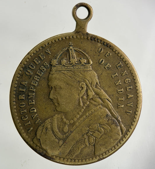 1887 Victoria Jubilee Medal Token Coin | Fine Collectable Grade