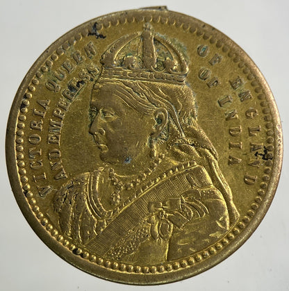 1887 Victoria Jubilee Medal Token Coin | Fine Collectable Grade