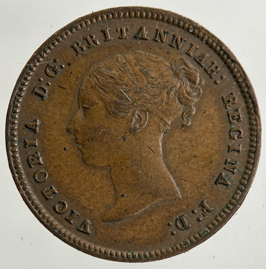 1844 Victoria Half Farthing Coin | Very High Grade