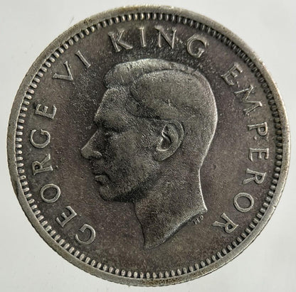 1939 New Zealand Sixpence Silver Coin | Fine Collectable Grade