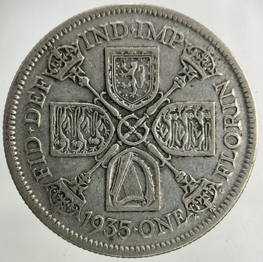 1935 George V Florin Silver Coin | Collectable Grade