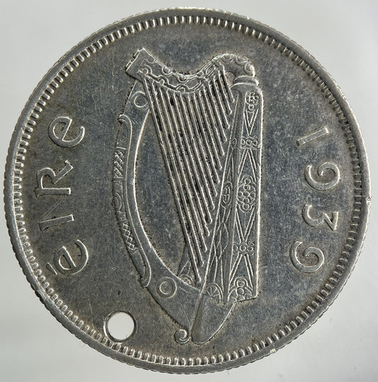 1939 Irish Florin Silver Coin | Fine Collectable Grade