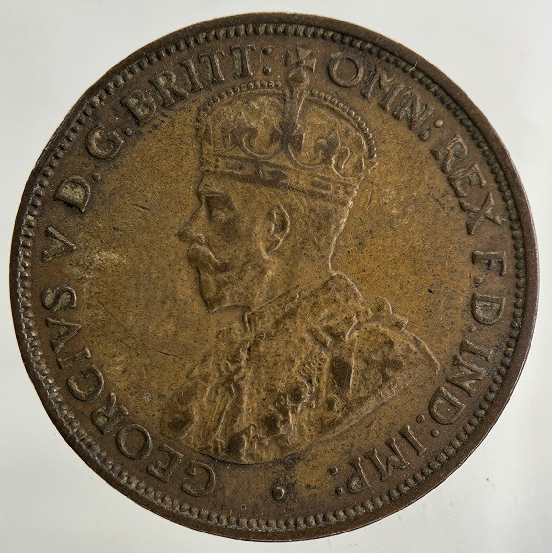 1916 Australia Half-Penny Coin | Very High Grade